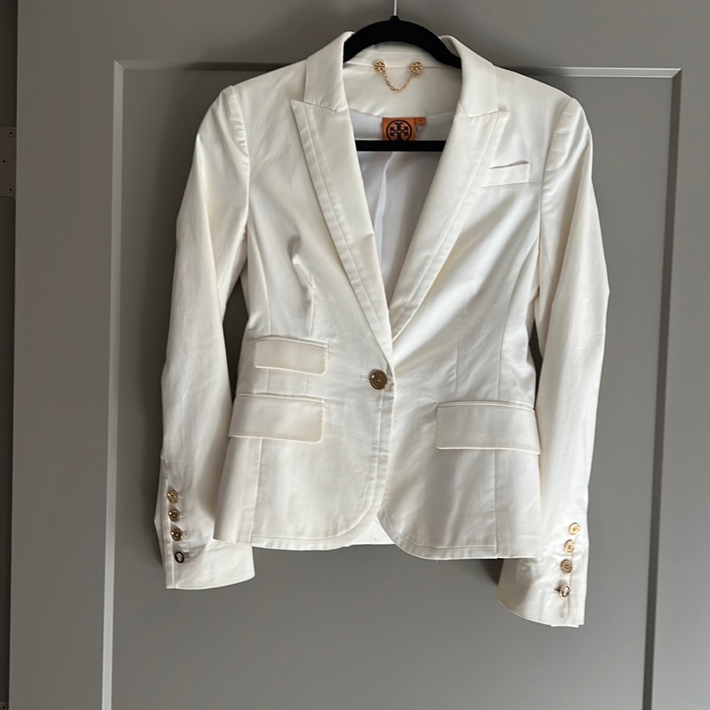 Tory Burch cream blazer